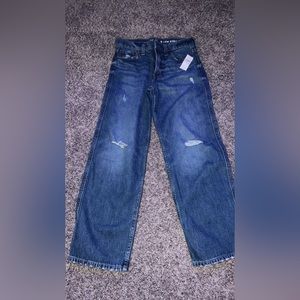 Girls gap mom, jeans, size a low rise new with tags